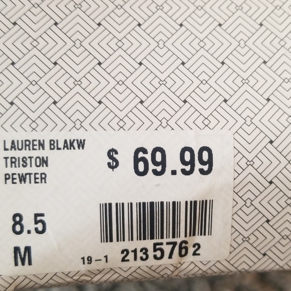 Lauren Blakwell Pewter Sandals Size 8.5 NIB - Picture 4 of 4